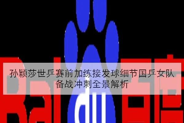 孙颖莎世乒赛前加练接发球细节国乒女队备战冲刺全景解析